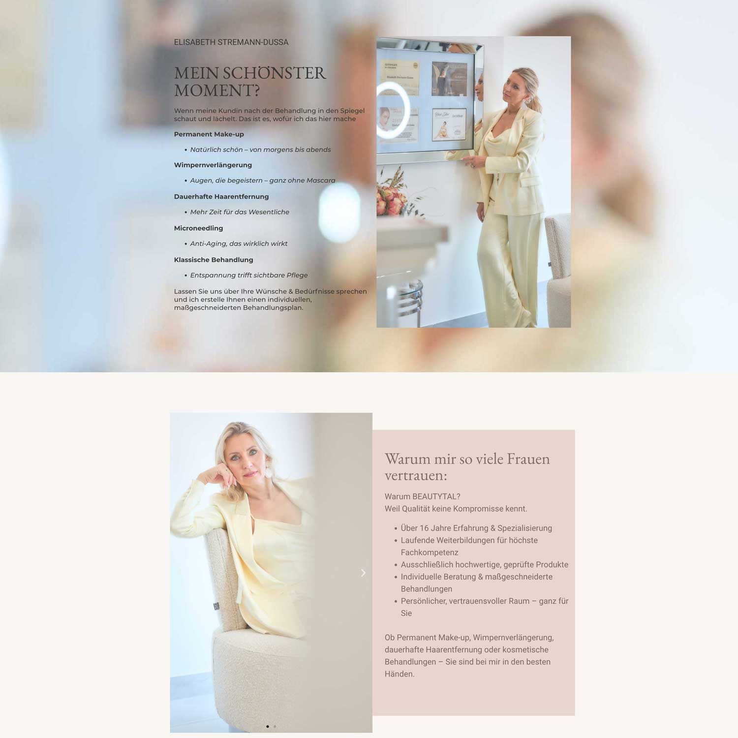 Beautytal Website
